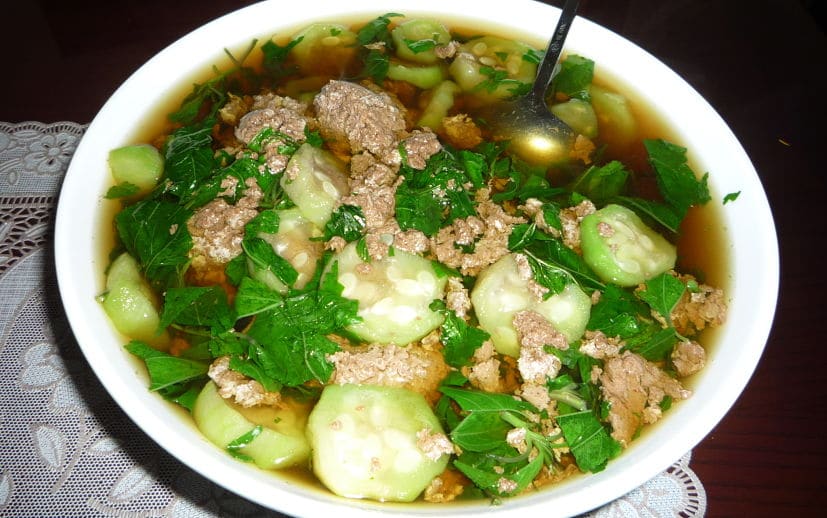 nấu canh cua