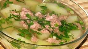 canh đu đủ xanh